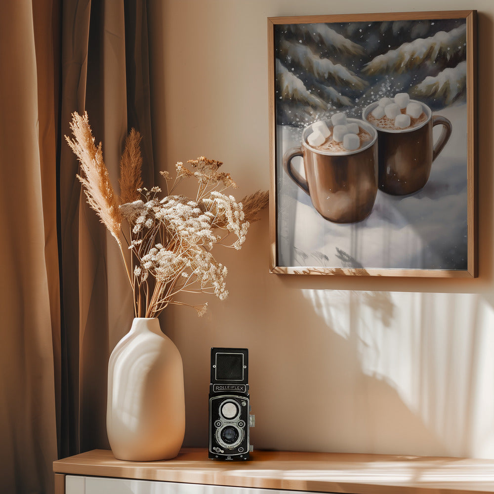 Hot Cocoa - Poster / Art Print - interiör
