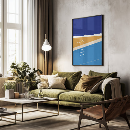Desert Pool - Poster / Art Print - interiör