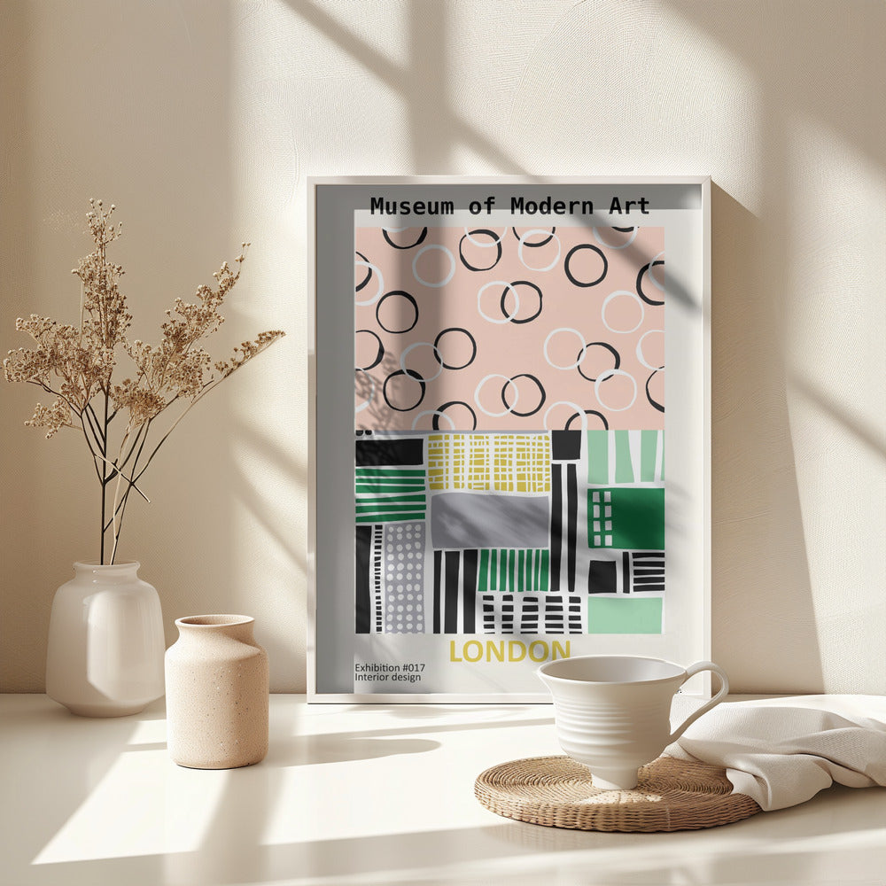 Museum of Modern Art London - Poster / Art Print - interiör
