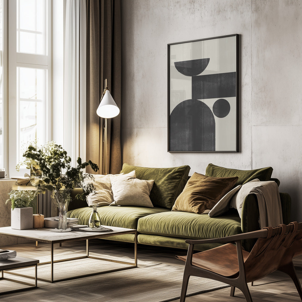 Shape Study No2. - Poster / Art Print - interiör