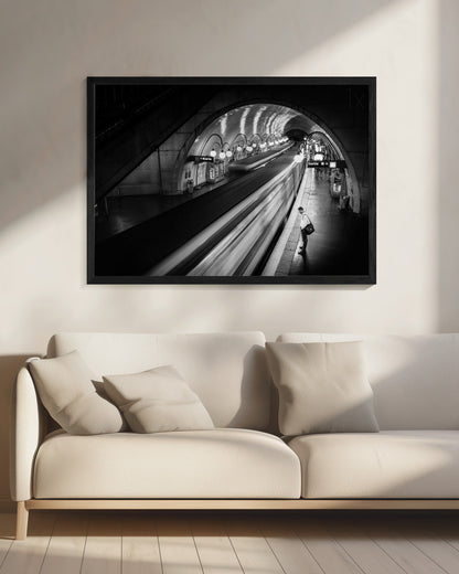 Paris Metro - Poster / Art Print - interiör