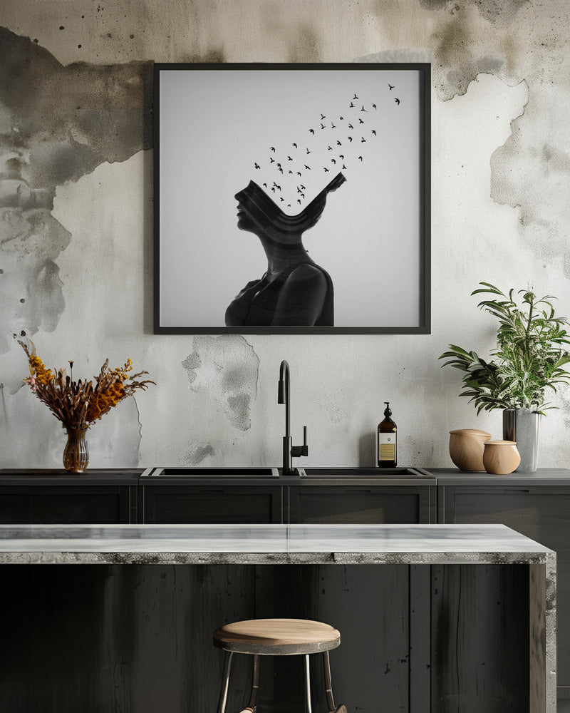 Tankarna flyger - Poster / Art Print - interiör