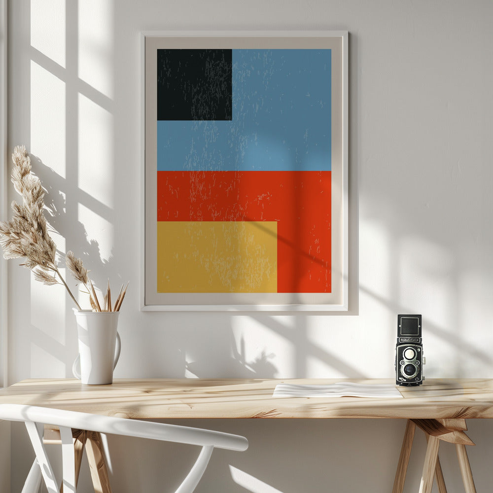 Minimal Abstract Shapes Series #15 - Poster / Art Print - interiör