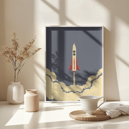 Rocket - Poster / Art Print - interiör