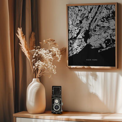 New York karta - Poster / Art Print - interiör