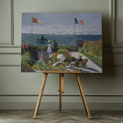 Garden At Sainte Adresse By Claude Monet - Poster / Art Print - interiör