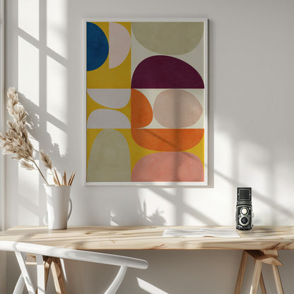 Vivid Bauhaus2 - Poster / Art Print - interiör