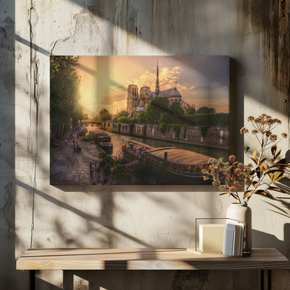 Cathédrale Notre-Dame de Paris - Poster / Art Print - interiör