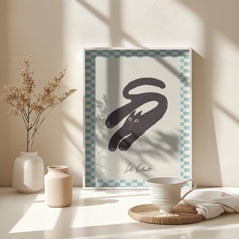 Le Chat - Poster / Art Print - interiör