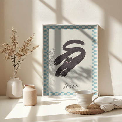 Le Chat - Poster / Art Print - interiör