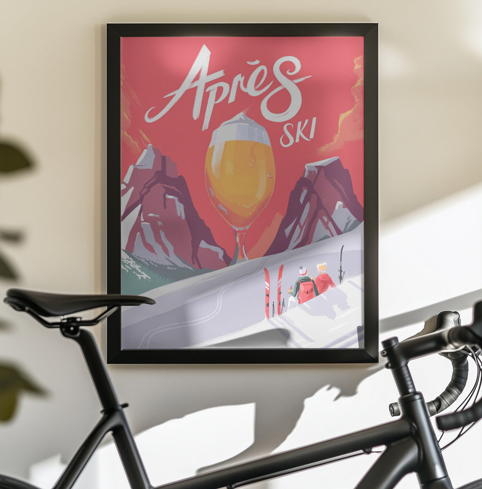 Apés Ski - Poster / Art Print - interiör