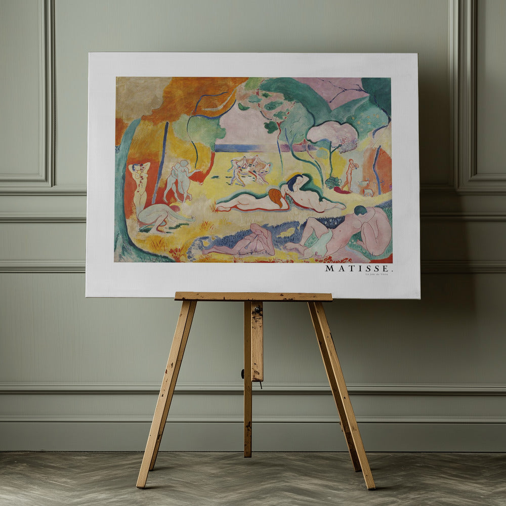 La Joie De Vivre, With Boarder - Poster / Art Print - interiör