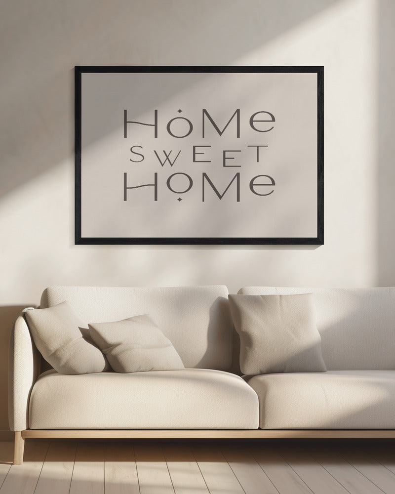 Home Sweet Home - Poster / Art Print - interiör