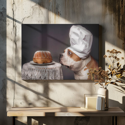 The Confectioner and his masterpiece - Poster / Art Print - interiör