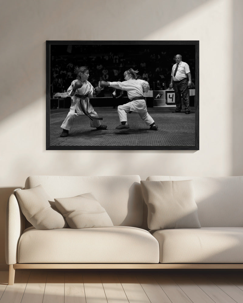 Girls fight - Poster / Art Print - interiör