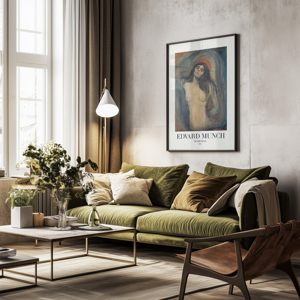 Madonna 1894 - Poster / Art Print - interiör