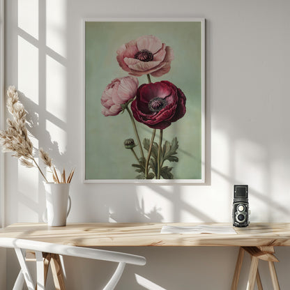Peonies - Poster / Art Print - interiör