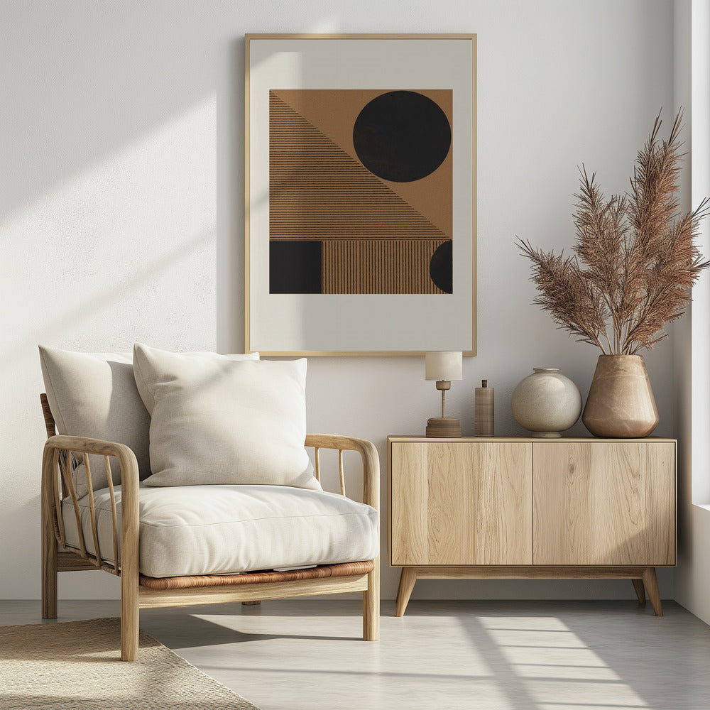 Composition X - Poster / Art Print - interiör