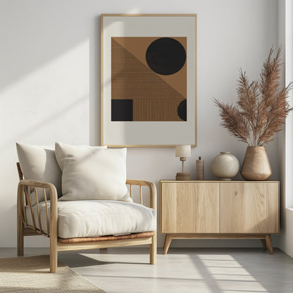 Composition X - Poster / Art Print - interiör