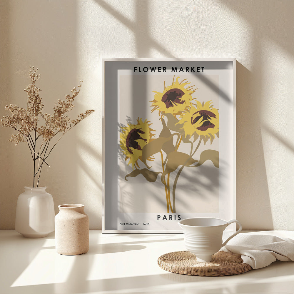 Flower Market. Paris - Poster / Art Print - interiör