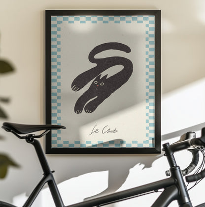 Le Chat - Poster / Art Print - interiör