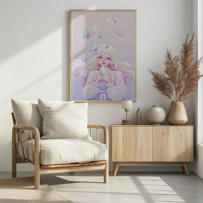 Fantasy Fairy Doll - Poster / Art Print - interiör