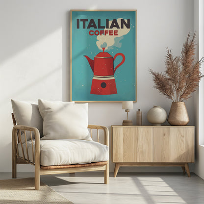 Italian Coffee - Poster / Art Print - interiör