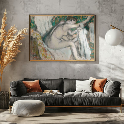 Woman Drying Her Arm No.2 - Poster / Art Print - interiör