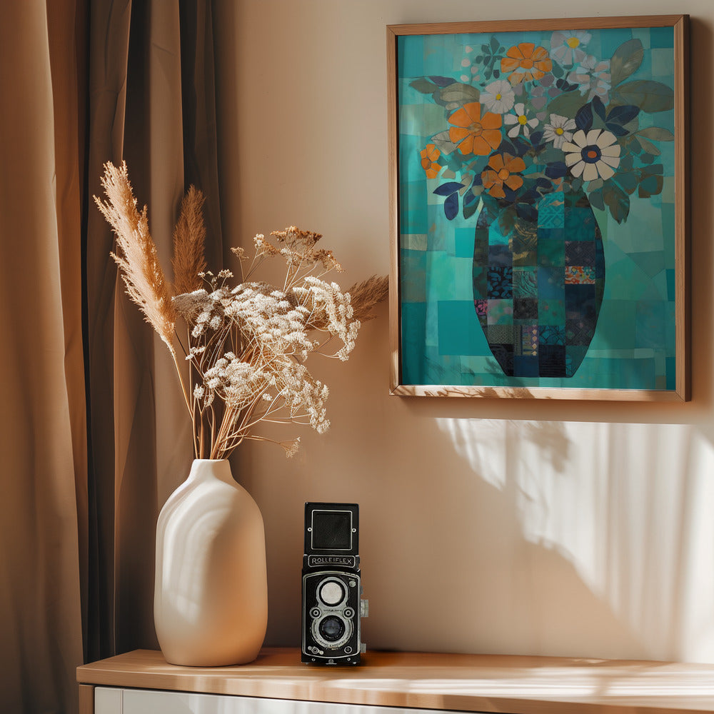 Abstract Vase No 15 - Poster / Art Print - interiör