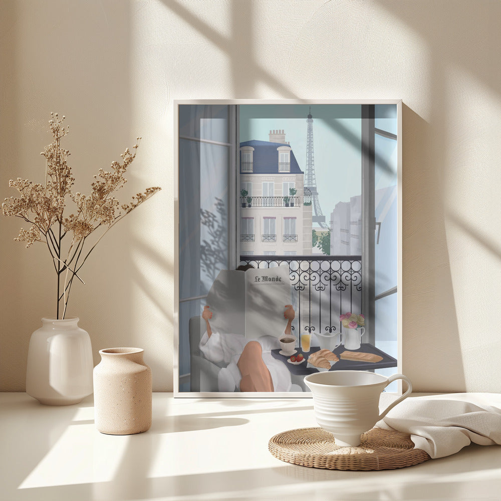 Paris Balcony - Poster / Art Print - interiör