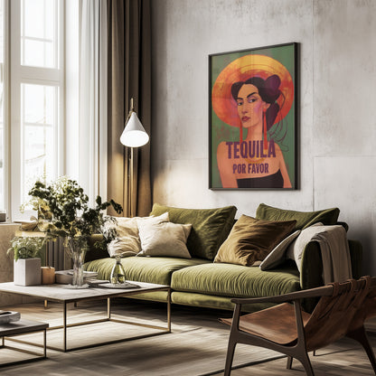 Tequila Por Favor - Poster / Art Print - interiör