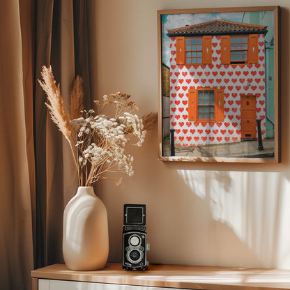 Valentines Day House - Poster / Art Print - interiör
