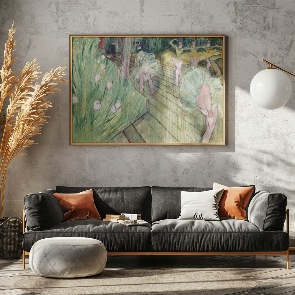 Ballet Scene (1886) - Poster / Art Print - interiör