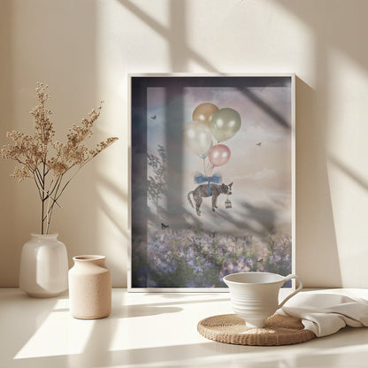 Ballongfärden - Poster / Art Print - interiör