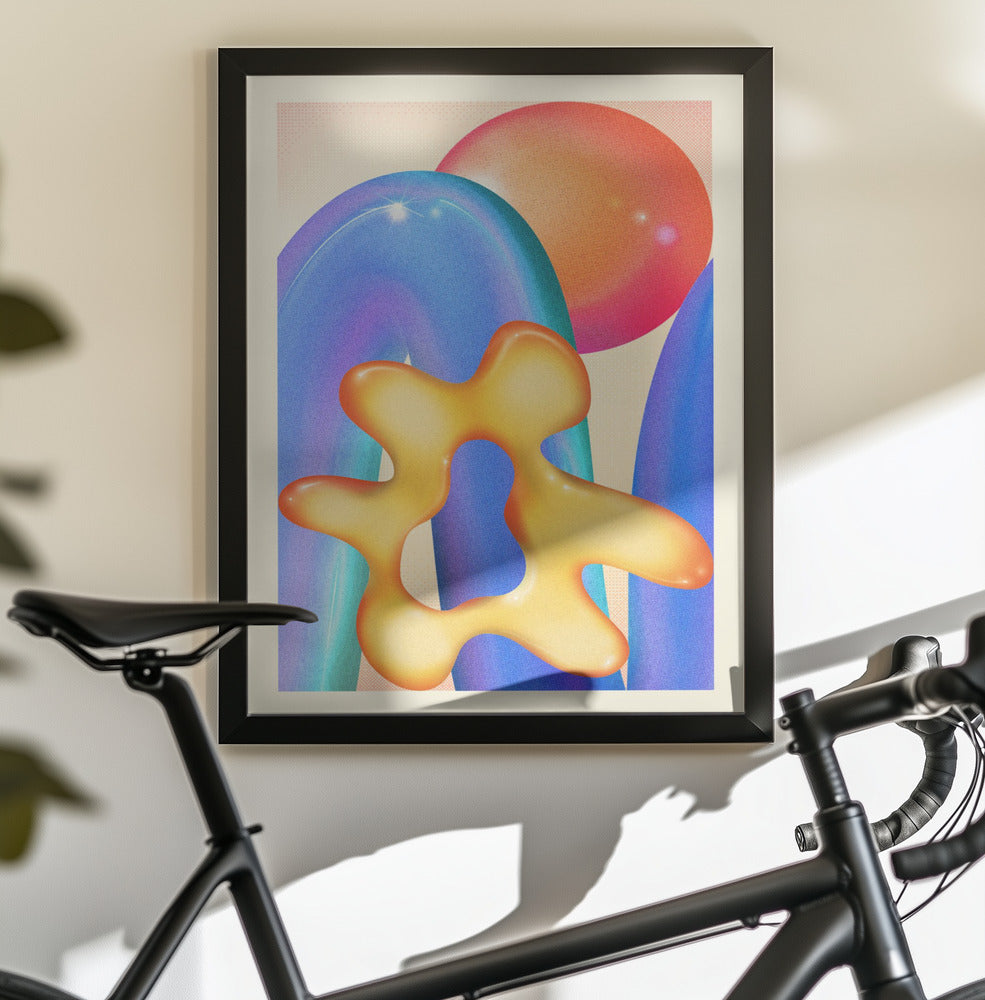 RETRO GRAPHIC NO.13 - Poster / Art Print - interiör