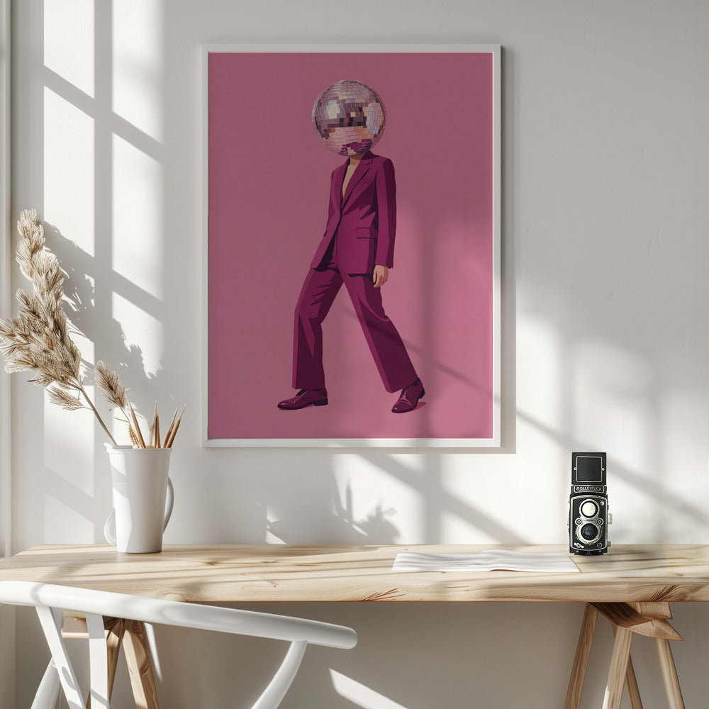 The Disco Man - Poster / Art Print - interiör