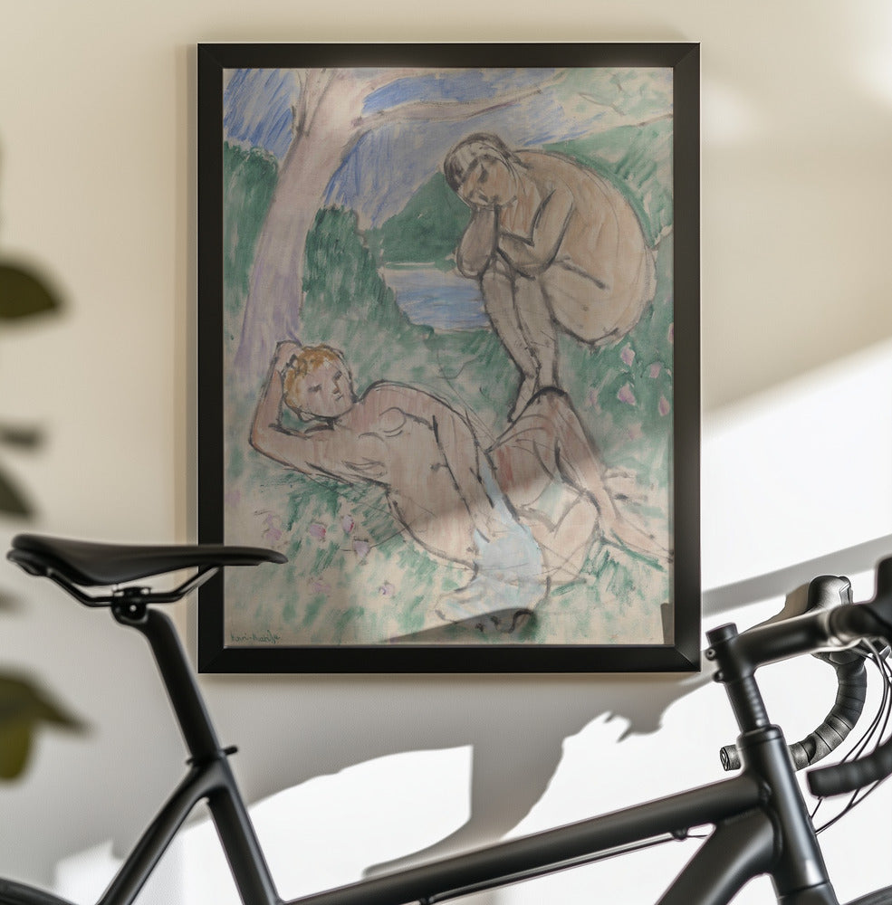 Baigneurs - Poster / Art Print - interiör