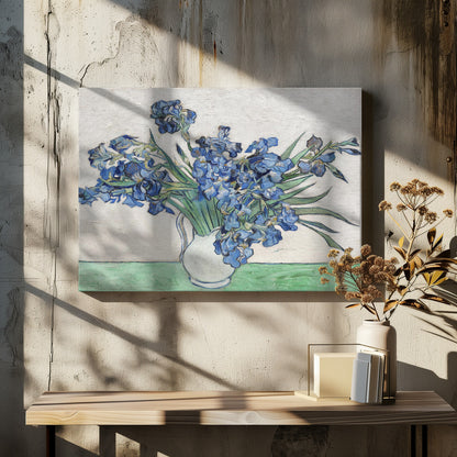 Vincent Van Gogh's Irises (1890). - Poster / Art Print - interiör