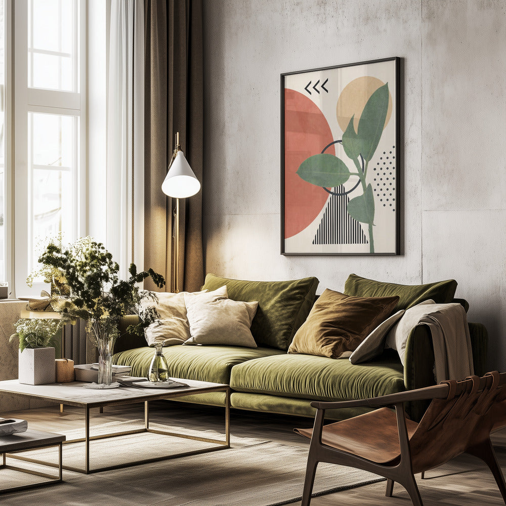 Geometric Botany - Poster / Art Print - interiör