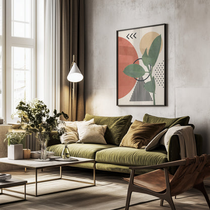 Geometric Botany - Poster / Art Print - interiör