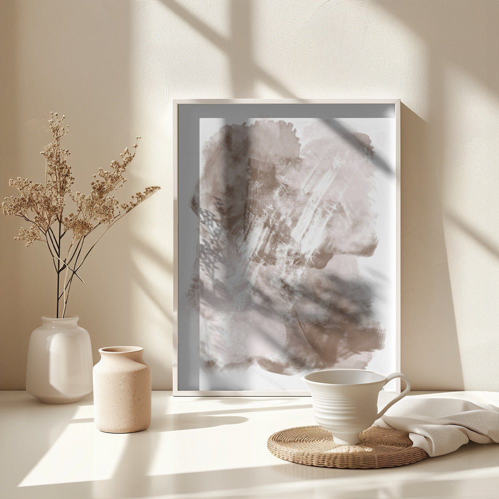 Abstract Mocha Coffee - Poster / Art Print - interiör