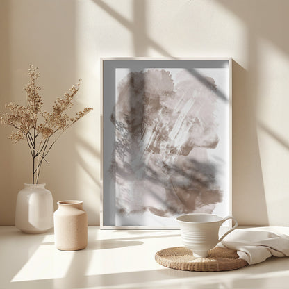 Abstract Mocha Coffee - Poster / Art Print - interiör
