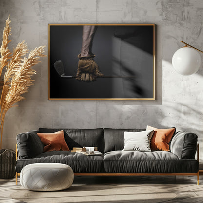 Yellow glove - Poster / Art Print - interiör