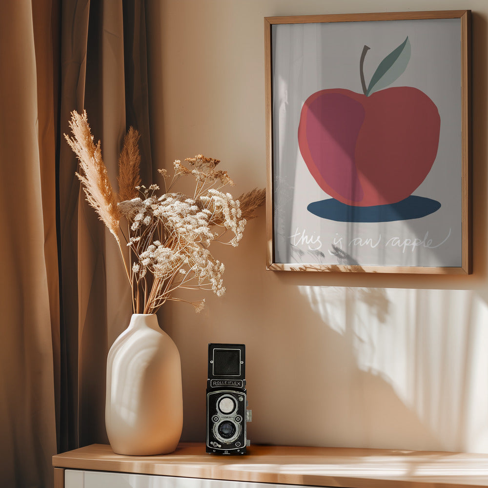 This is an Apple - Poster / Art Print - interiör