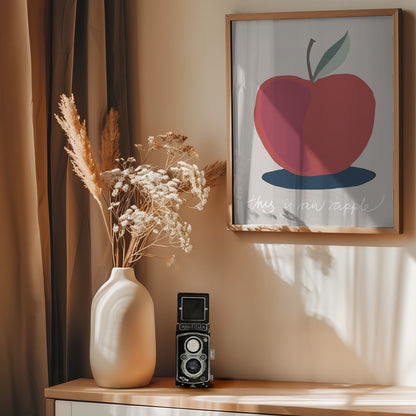 This is an Apple - Poster / Art Print - interiör