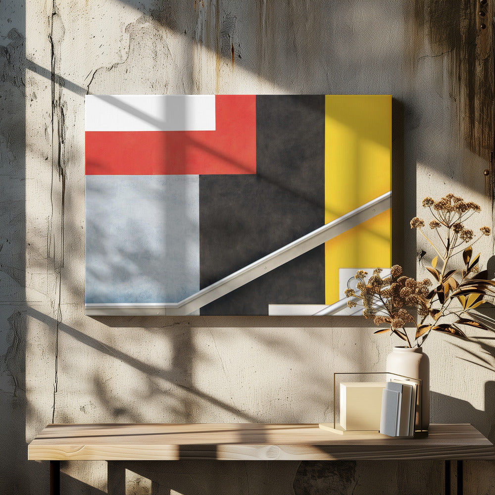 colour block - Poster / Art Print - interiör