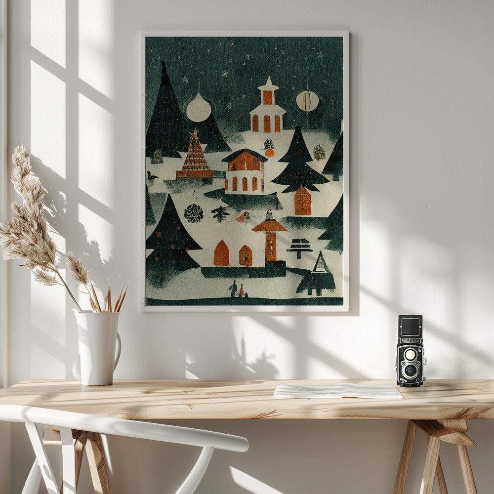 Before Christmas - Poster / Art Print - interiör