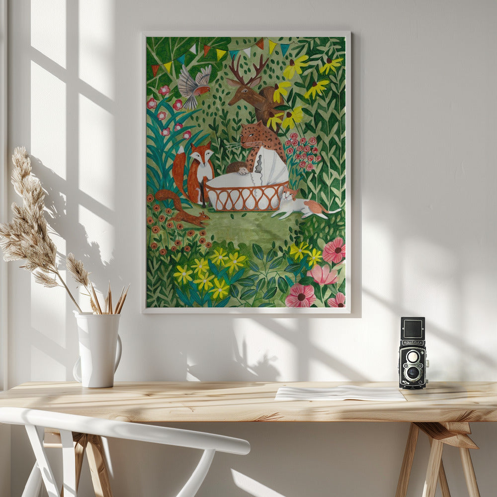 Welcome to the forest - Poster / Art Print - interiör