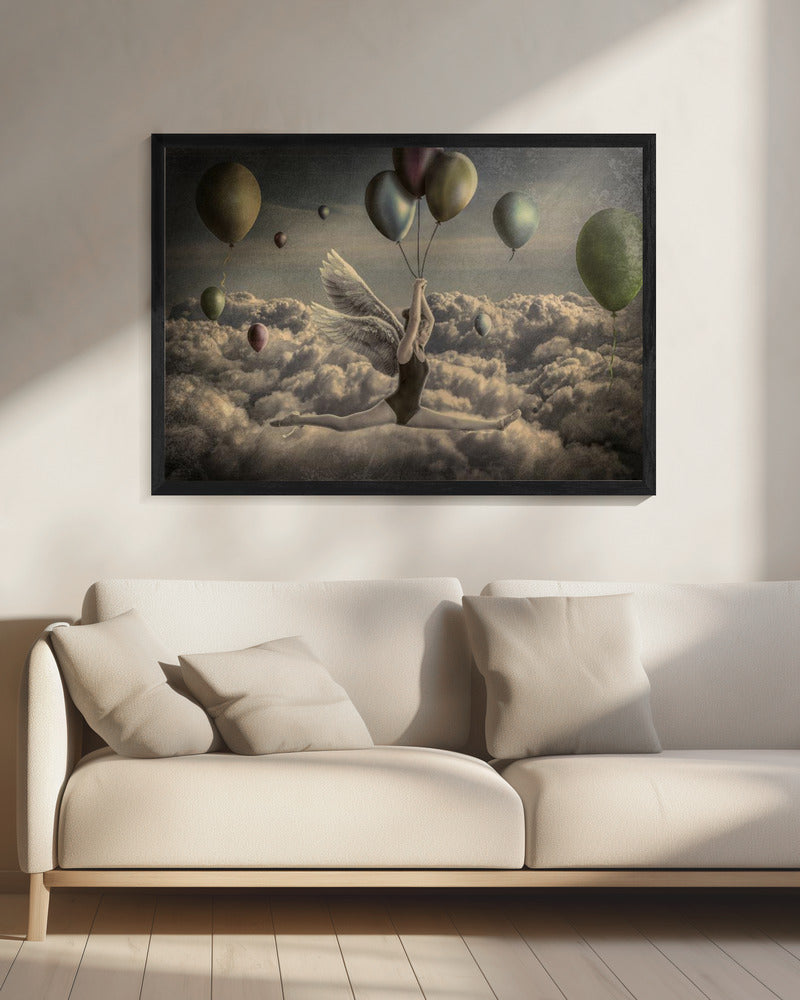 Go with the flow - Poster / Art Print - interiör