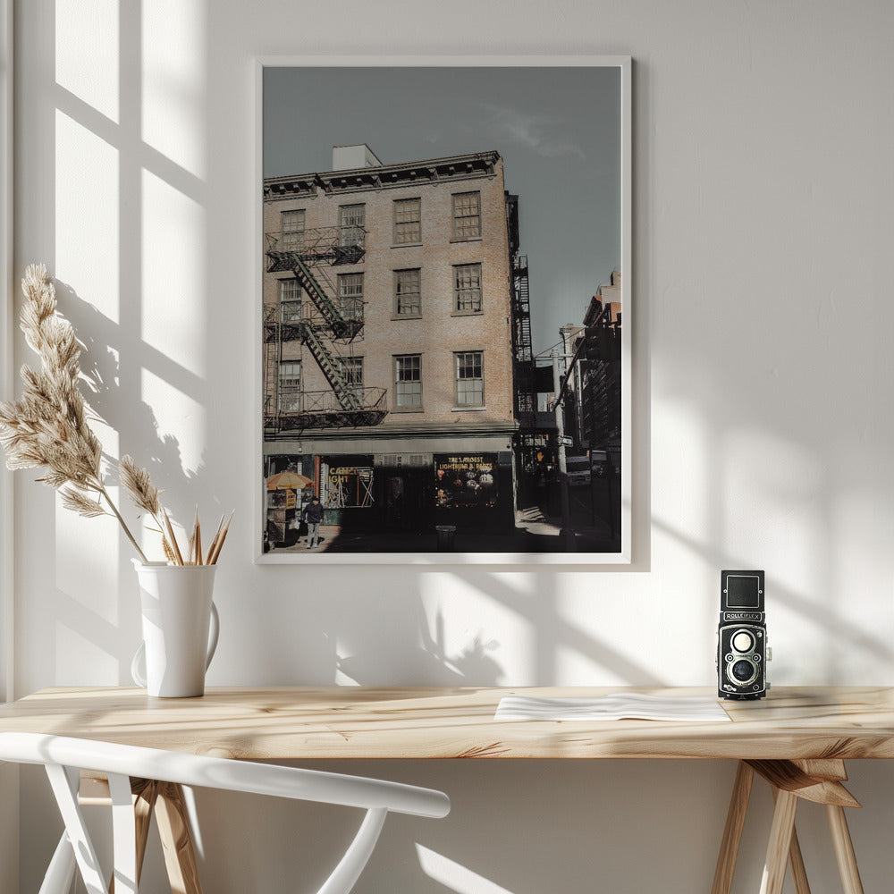 New York City Street scecne - Poster / Art Print - interiör